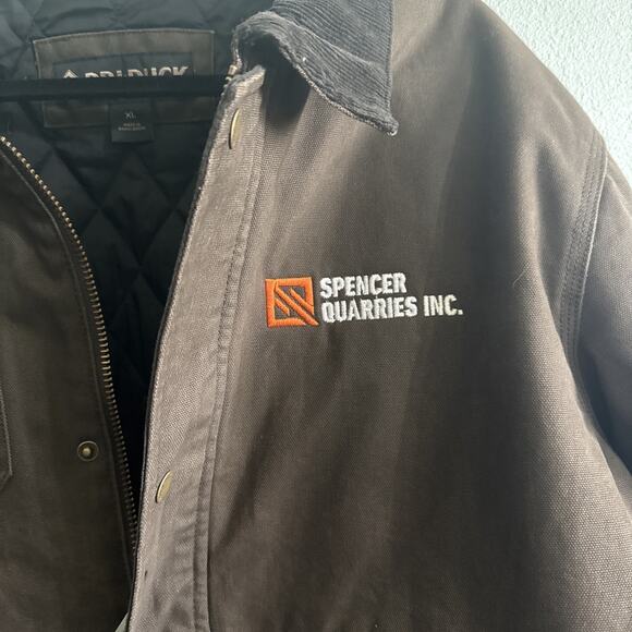 NEW Dri Duck Boulder Cloth Quilted Lined Jacket workwear outdoors Brown Mens XL - Picture 2 of 7